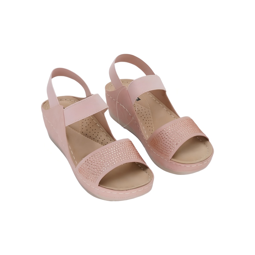 GC Shoes Womens Tammy Platform Sandals Blush Rose Pink Size 7.5